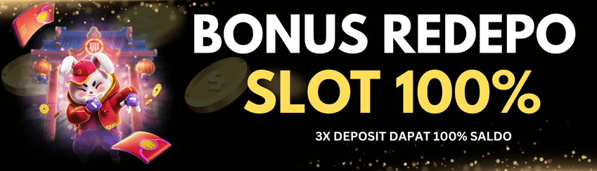 "BONUS REDEPO 100%"
