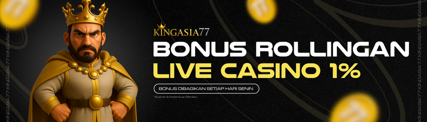 "BONUS ROLLINGAN CASINO UP TO 1%"