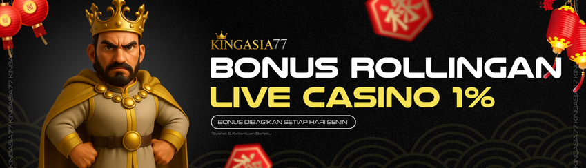 "BONUS ROLLINGAN CASINO UP TO 1%"